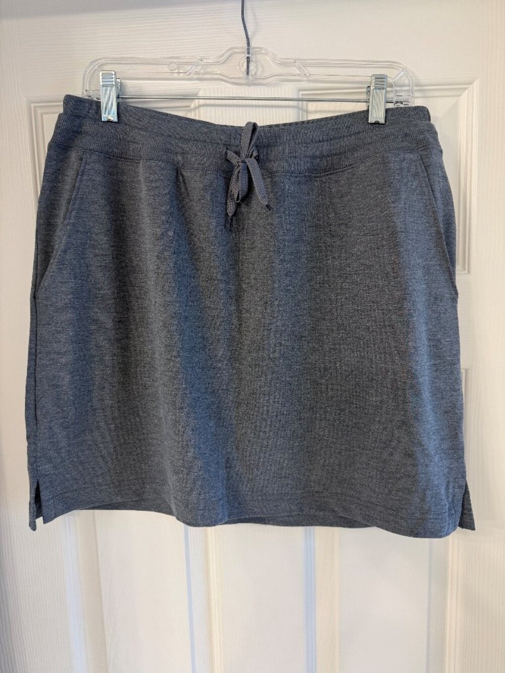 2 Tie Waste w/Pockets - Jockey French Terry Skirts (Navy and Gray) L
